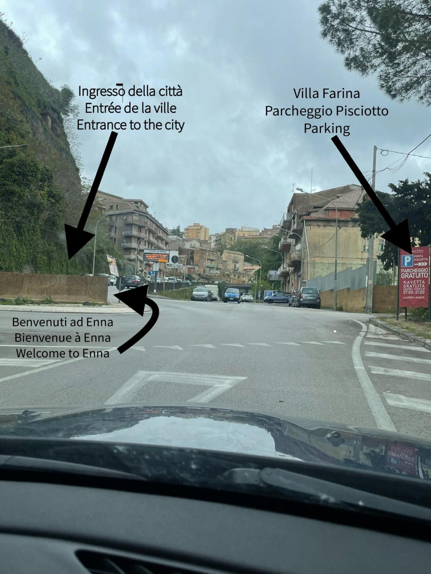 La Casa Sulla Piazza Lägenhet Enna Exteriör bild